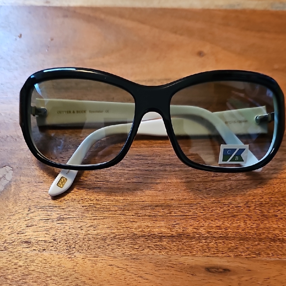 Cutter & Buck Black and White Sunglasses